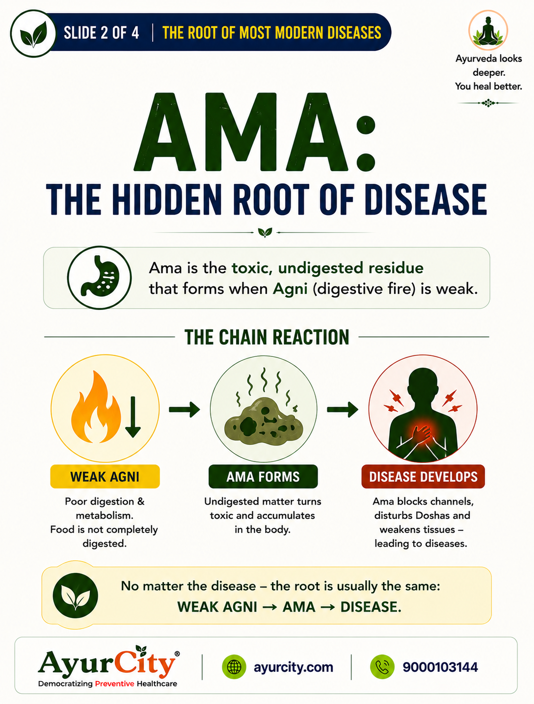 Agni: The Root of Health in Ayurveda — slide 2
